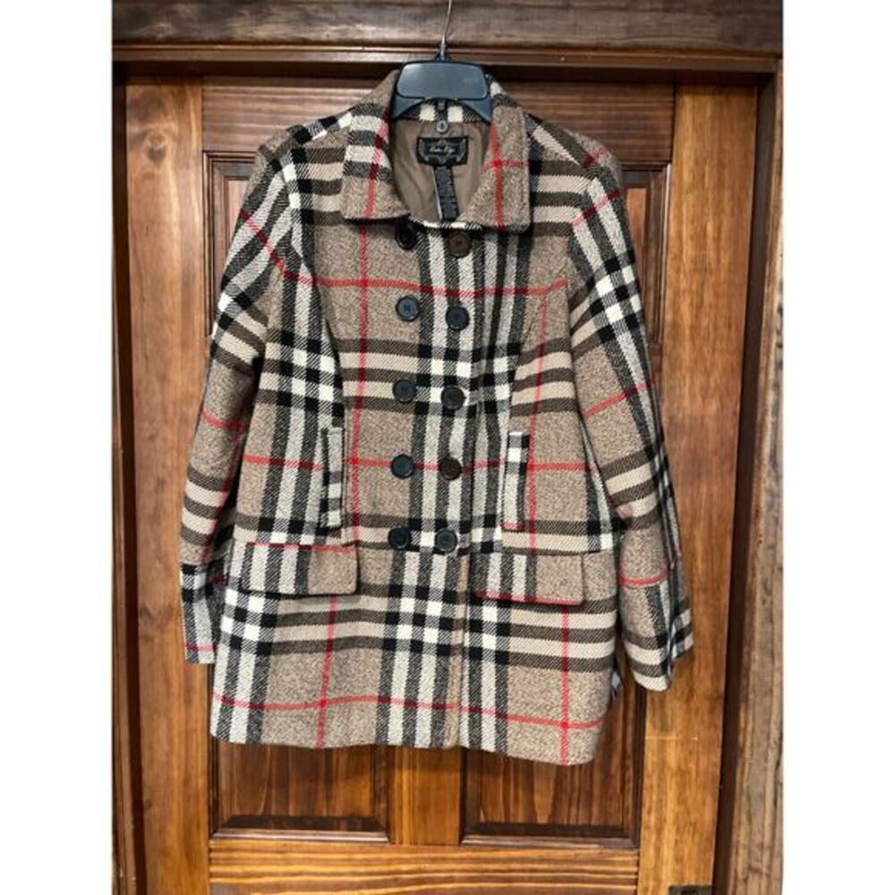 Outer Edge double breasted pea coat XL